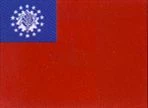 Myanmar (Burma) Flag (Old Design) - 3x5' - Header & Grommets
