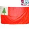 Flag Of New England (Continental) With Pine Tree