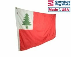 Flag Of New England (Continental) With Pine Tree -flag sale new england side 2