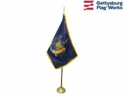NEW YORK STATE INDOOR FLAG SET