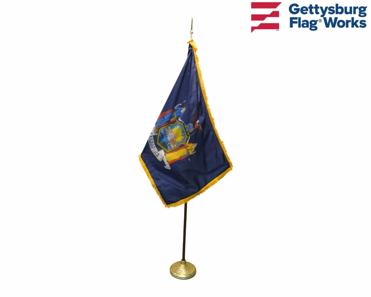 NEW YORK STATE INDOOR FLAG SET 1 NEW YORK STATE INDOOR FLAG SET