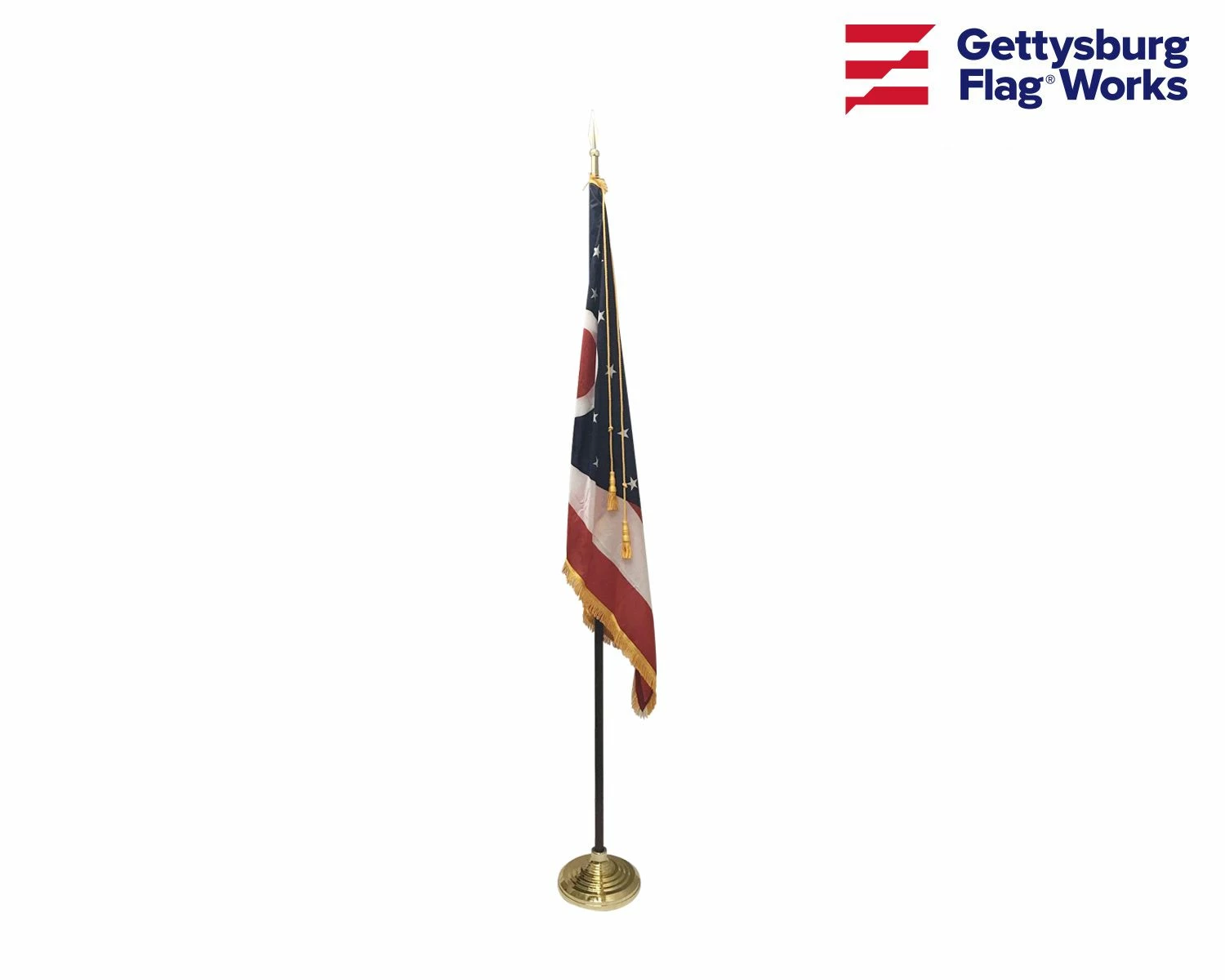 Ohio Indoor Flag Set-3x5 2 Ohio Indoor Flag Set-3x5 - Image 2