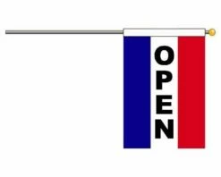 OPEN Flag Set, Vertical
