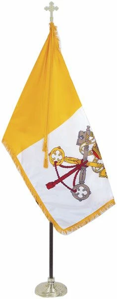 Vatican City (Papal) Indoor Flag Set