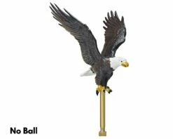Painted Patriotic Flying Flagpole Eagle- Choose Sizes