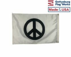 Classic Peace Sign Flag -flag sale peace back