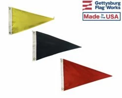 Blank Nylon Triangle Pennant Flags - Choose Options