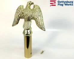 Perched Eagle Gold Finial - Choose Options -flag sale perched eagle d