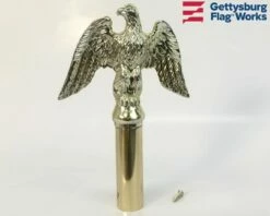 Perched Eagle Gold Finial - Choose Options -flag sale perched eagle e
