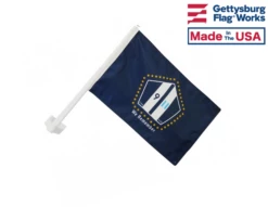 9/11 We Remember Car Window Flag