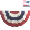 Patriotic Pleated Fan - 5 Stripes Only