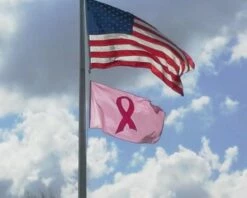 Breast Cancer Awareness Flag
