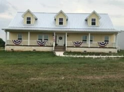 Patriotic Pleated Fan (Stars & Stripes) -flag sale pleated fans with stars on house