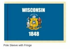 Wisconsin Flag - Indoor