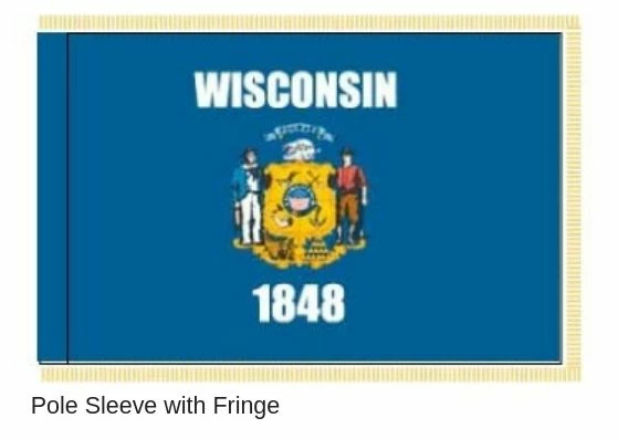 Wisconsin Flag - Indoor 1 Wisconsin Flag - Indoor