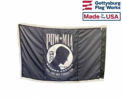 POW/MIA INDOOR FLAG SET 2 POW/MIA INDOOR FLAG SET - Image 2