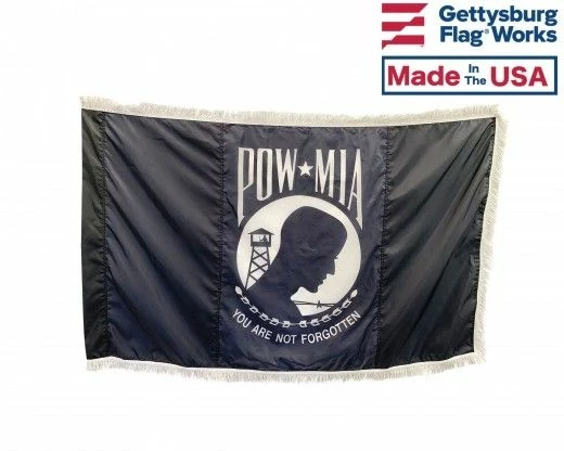 POW/MIA INDOOR FLAG SET 3 POW/MIA INDOOR FLAG SET - Image 3