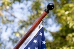 Oak Outrigger Flagpole -flag sale r5 23394