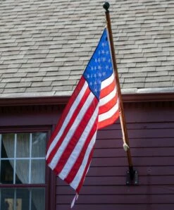 Oak Outrigger Flagpole