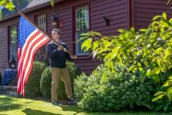 Oak Outrigger Flagpole -flag sale r5 23640