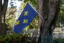 French Fleur-De-Lis Flag (3 Blue) 5 French Fleur-De-Lis Flag (3 Blue) -flag sale r5 23700