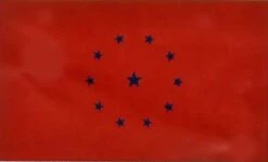Red Battle Ensign Flag 1861 - 3x5'
