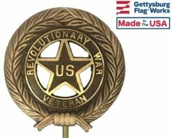 Revolutionary War Veteran Bronze Grave Marker
