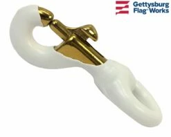 Rubber-Coated Brass Swivel Snap