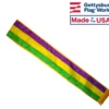 Mardi Gras Tri-Color Parade Sash, 6'