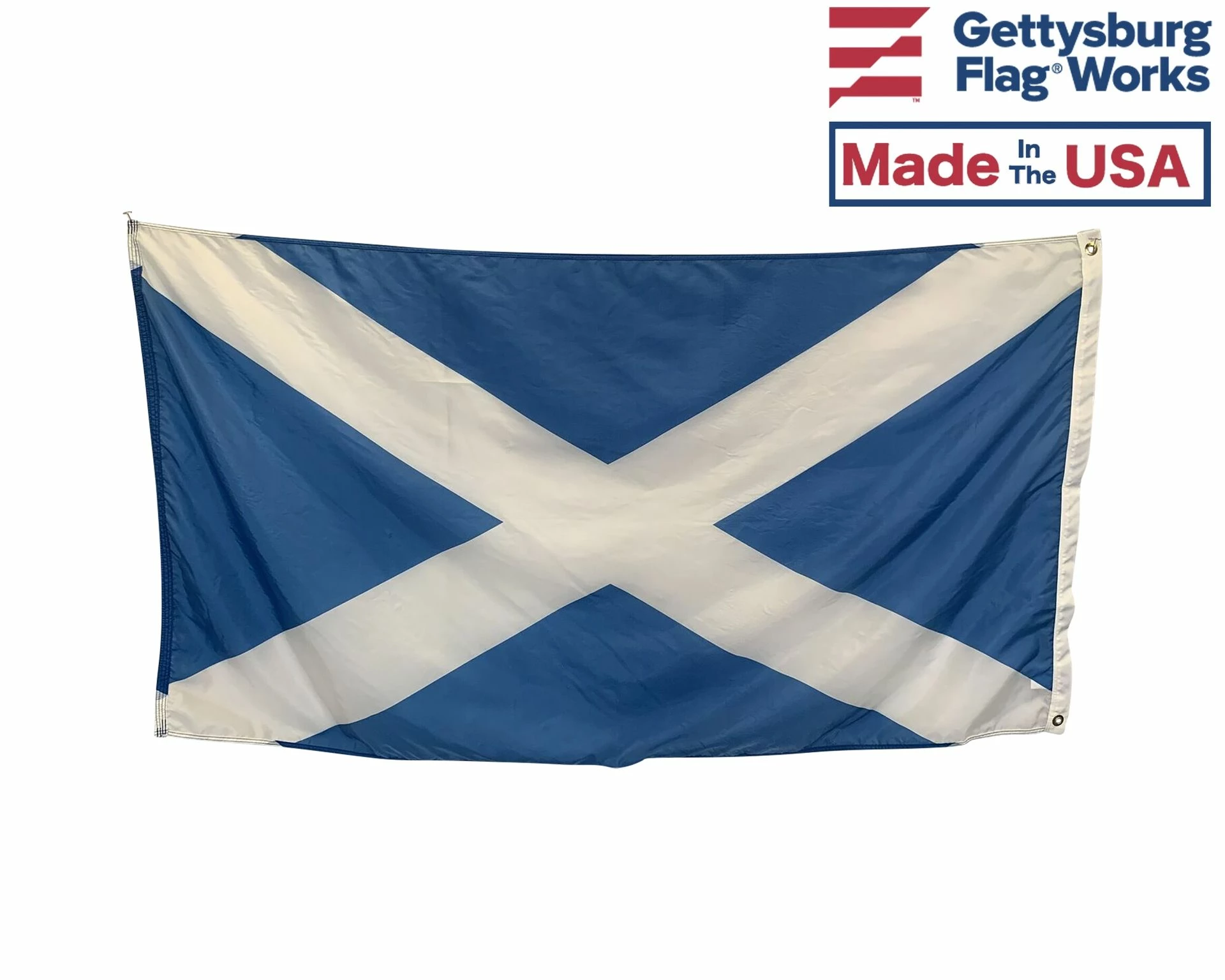 Scotland Flag (With Cross) - St. Andrew's Cross 2 Scotland Flag (With Cross) - St. Andrew's Cross - Image 2