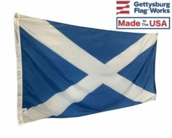 Scotland Flag (With Cross) - St. Andrew's Cross 13 Scotland Flag (With Cross) - St. Andrew's Cross -flag sale scotland blue side