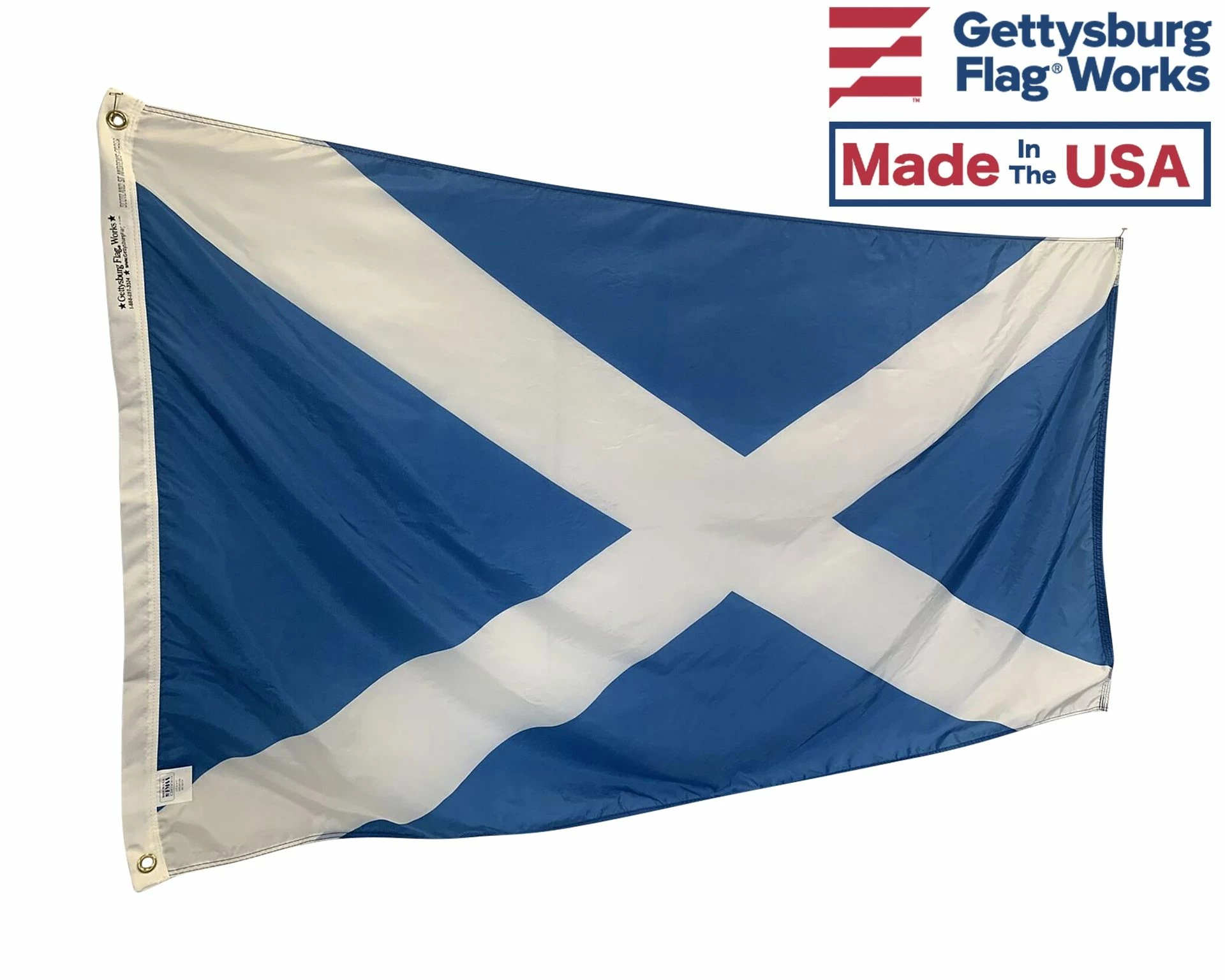 Scotland Flag (With Cross) - St. Andrew's Cross 3 Scotland Flag (With Cross) - St. Andrew's Cross - Image 3