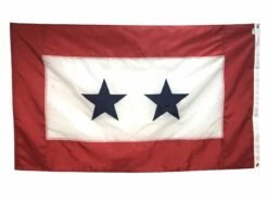 Service Star Flag (2 Blue Stars) - 3x5' -flag sale service star 2 blue back