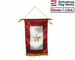 Indoor Service Star Banner 8x14" - Choose Options -flag sale service star banner 1 gold front 1