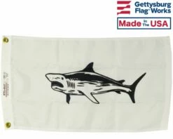Shark Flag - 12x18"