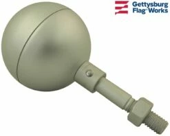 Aluminum Ball Ornament -flag sale silver ball e330007 b