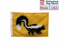 Skunk Boat Flag - 12x18"