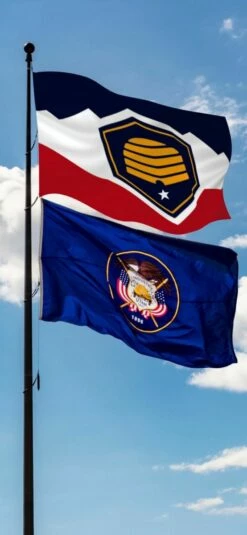 New Utah State Flag - Utah Beehive Flag 2024 -flag sale smartphone background2 scaled 1 1