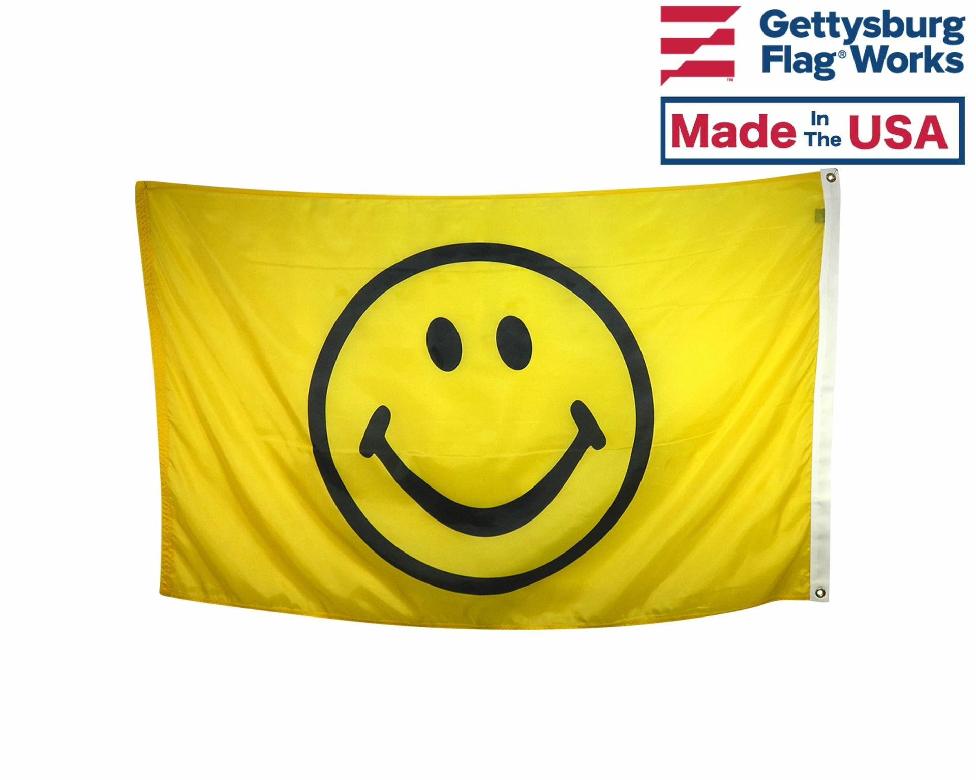 Classic Smiley Face Flag-Choose Options 2 Classic Smiley Face Flag-Choose Options - Image 2