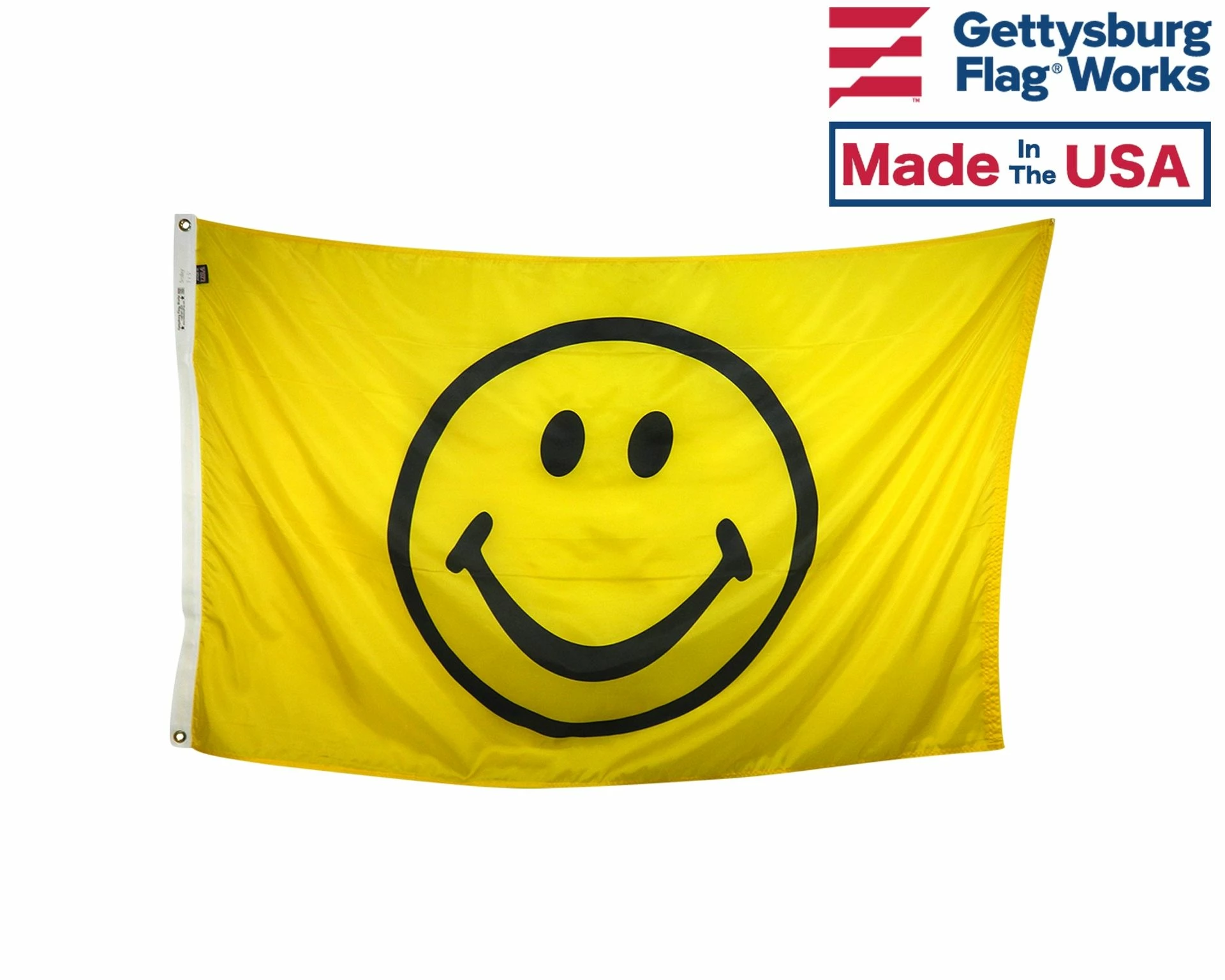 Classic Smiley Face Flag-Choose Options 1 Classic Smiley Face Flag-Choose Options