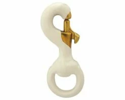 Rubber-Coated Brass Swivel Snap -flag sale snap rubber coated brass sw