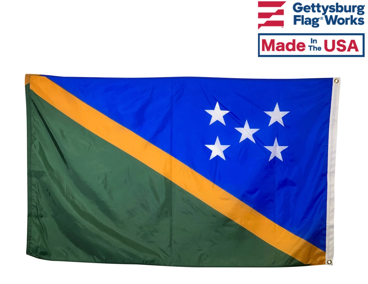 Solomon Islands Flag 2 Solomon Islands Flag - Image 2