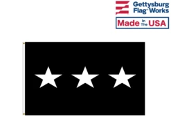 Space Force 3 Star Lieutenant General Outdoor Flag