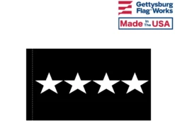 Space Force 4 Star General Indoor Flag-Choose Options 6 Space Force 4 Star General Indoor Flag-Choose Options -flag sale space force pole hem 4 star