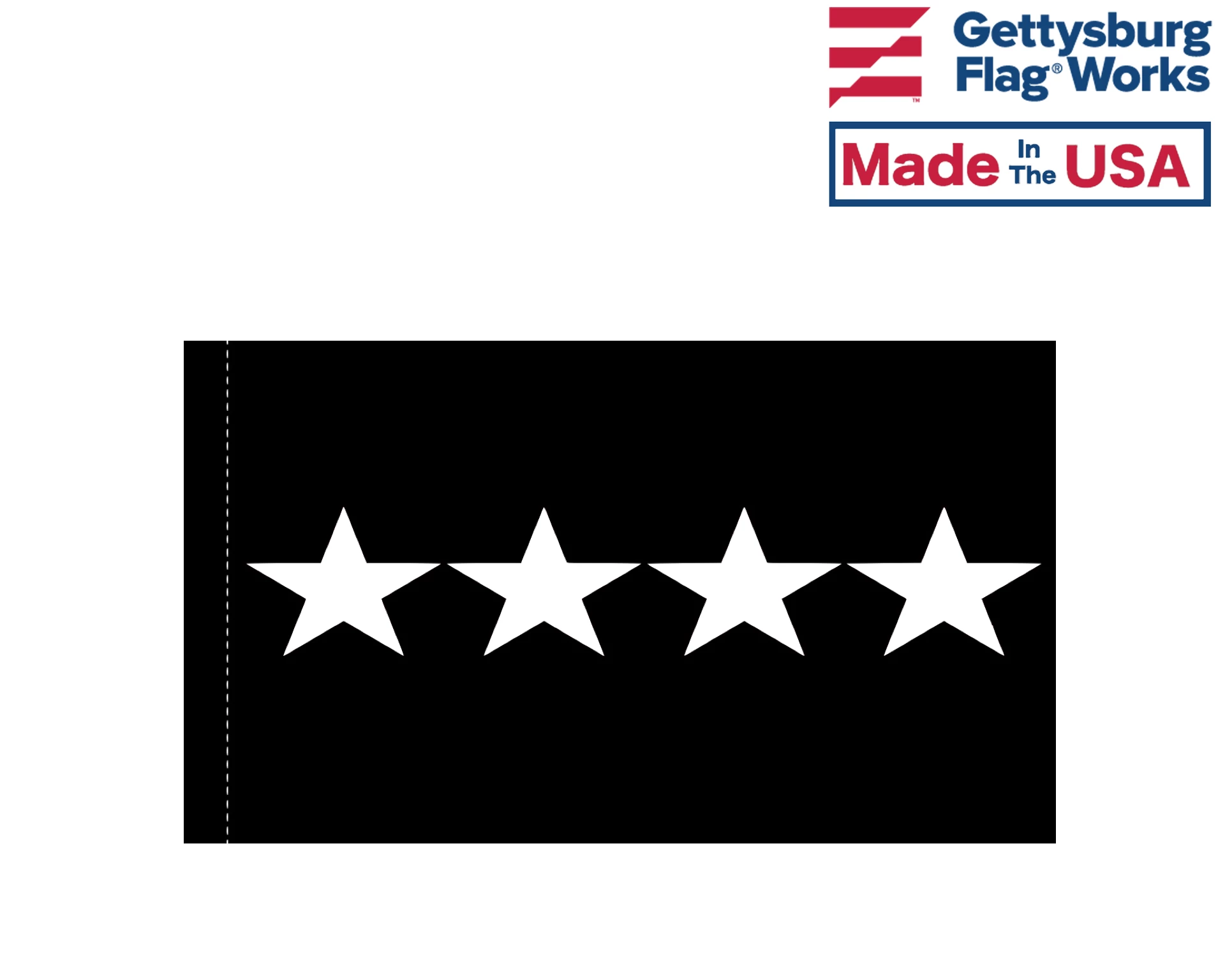 Space Force 4 Star General Indoor Flag-Choose Options 3 Space Force 4 Star General Indoor Flag-Choose Options - Image 3