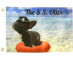 Custom Boat Flag -flag sale ss olive boat flag 1