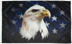 Star Field Eagle-3x5' -flag sale star field eagele front