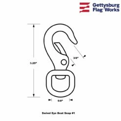 Stainless Steel Marine Snap -flag sale swivel eye diagram