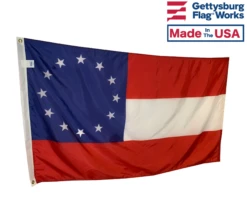 12 Stars And Bars Flag (Civil War) - 3x5' 6 12 Stars And Bars Flag (Civil War) - 3x5' -flag sale t 12starsandbars side
