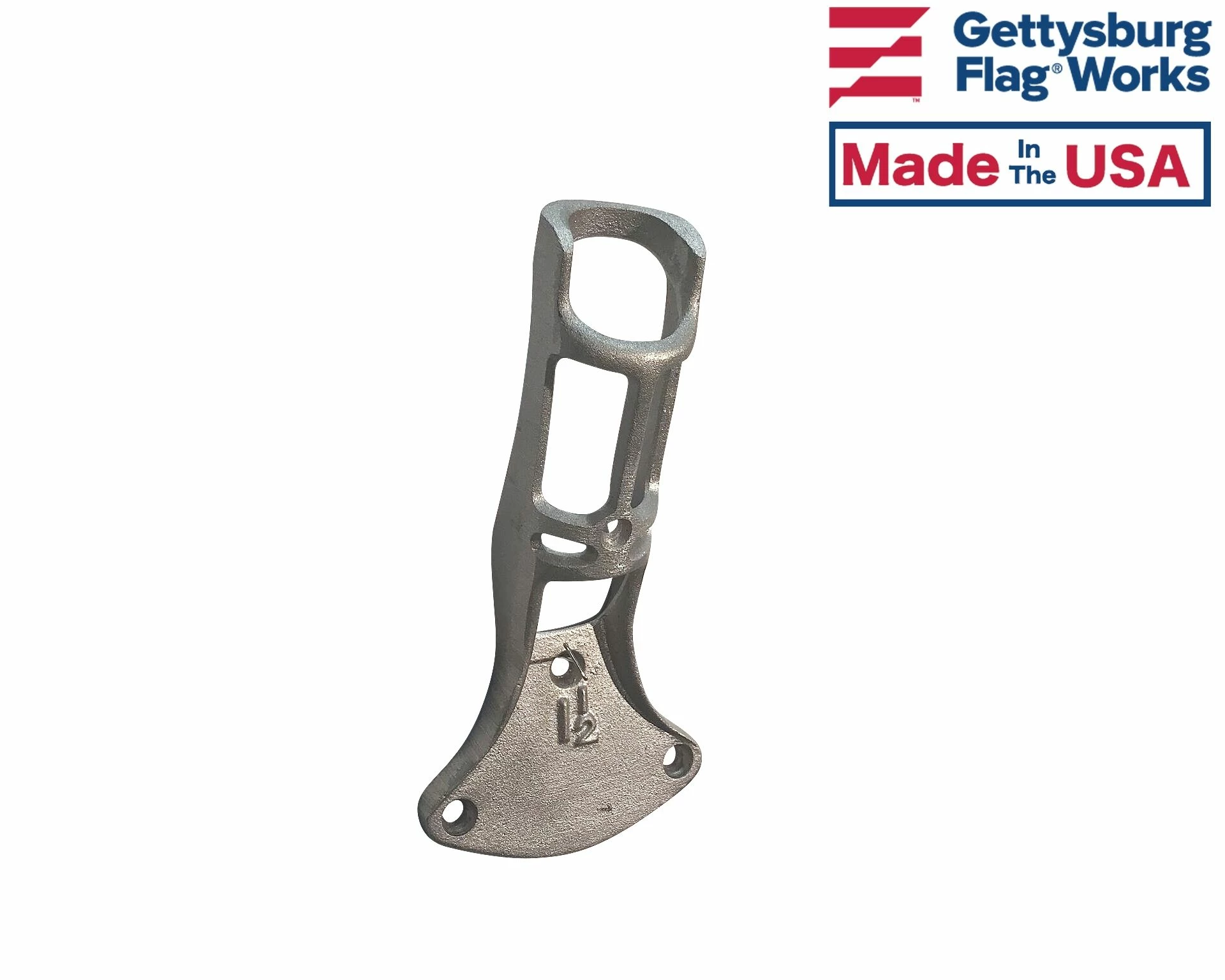 Aluminum Flagpole Bracket-Oversized 1 Aluminum Flagpole Bracket-Oversized